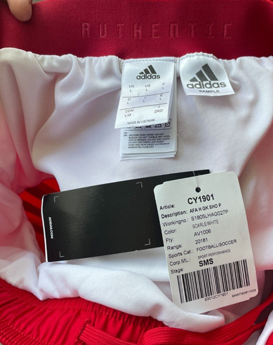 Argentina Goalkeeper Shorts World Cup 2018 Football Soccer Adidas Sample Mens L - Picture 17 of 21