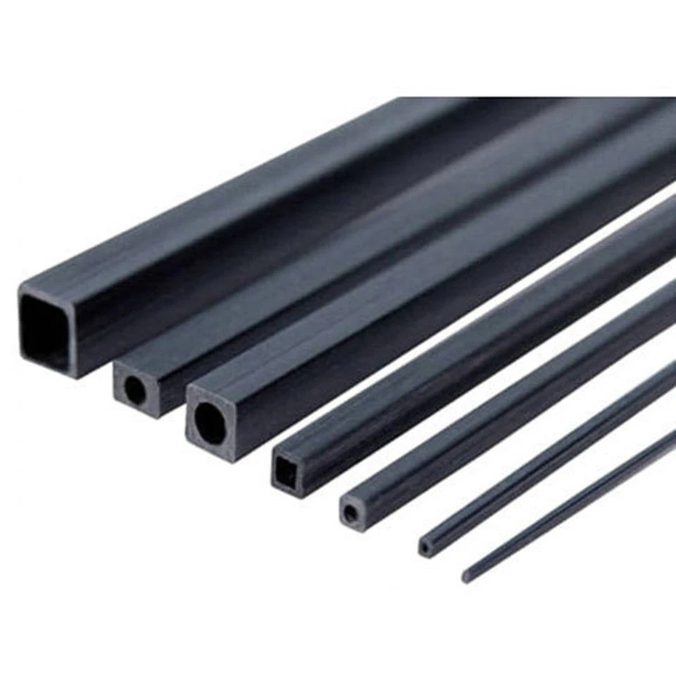 carbon fiber square tube outer diameter 2 2.5mm 3mm 4mm 5mm 6mm 8mm 10MM x 500mm - Image 2 of 4