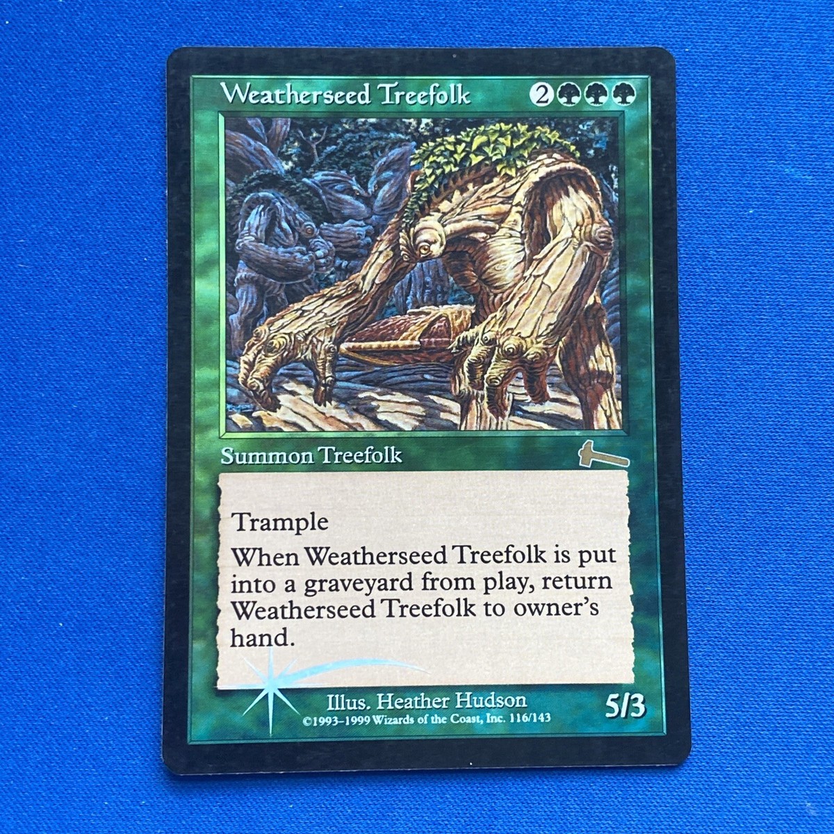 マジックザギャザリング　Weatherseed Treefolk foil Weatherseed Treefolk x1 mtg Urza's Legacy Foil Lp | eBay
