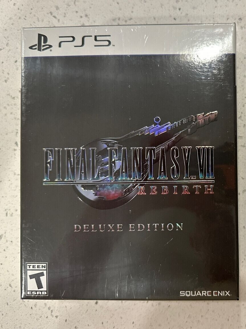 Final Fantasy VII 7 Rebirth Deluxe Edition FF7 For Sony 