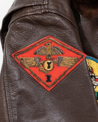 KOREAN WAR USMC 55J14 G-1 FLIGHT JACKET A. PRITZKER & SONS VMO-6