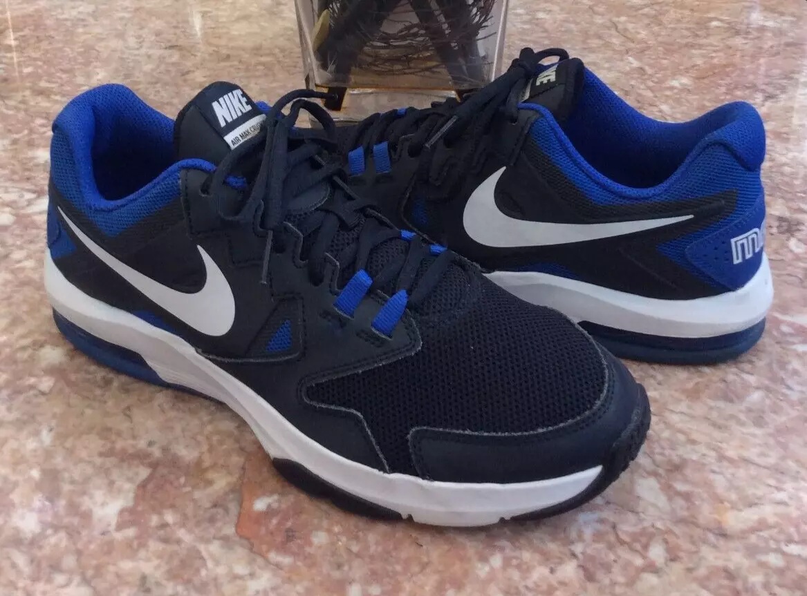 negocio arrebatar dolor Nike Air Max Crusher 2 Men&#039;s Black Blue White Training Shoes Size 9  #719933-401 | eBay