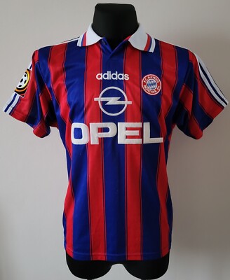 Bayern Munich 1995 - 1996 Home football Adidas shirt #18 Klinsmann