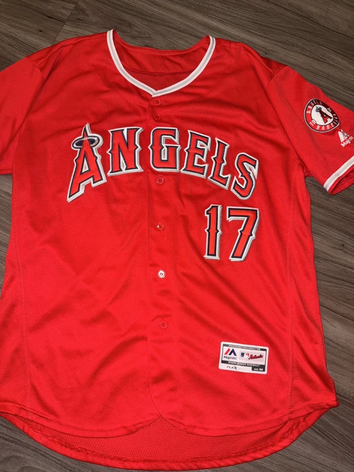 MLB SHOHEI OHTANI #17 MAJESTUOSA CAMISETA BASE FLEXIBLE 44 Foto 2 de 4