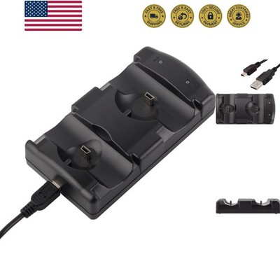 Ultimate Dual Controller Charging Station for PS3/MOVE - Lightweight & Portable
