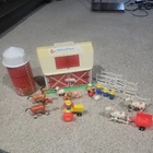 Vintage Fisher Price 1968 Farm Barn Silo #915 Original Rivets Screws