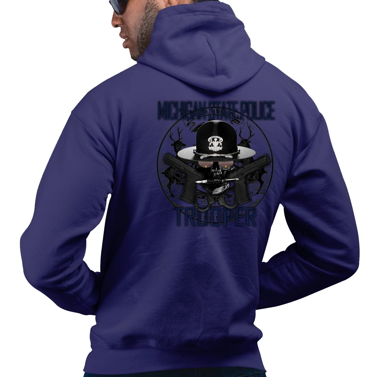 Michigan State Trooper Police Custom Hoodie