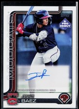 Juan Baez 2025 Topps Pro Debut #PD-91 Milwaukee Brewers Auto