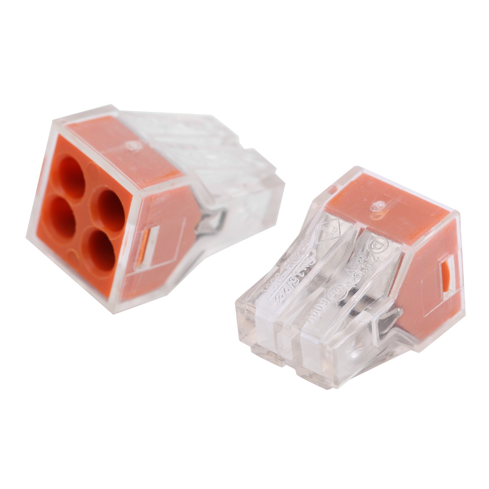 100pcs PCT Quick Connect Terminal Hard Flexible Wire Construction Connection4