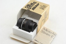 Top Mint in Box Nikon Ai-s Micro Nikkor 55mm f/2.8 Macro MF Lens from Japan