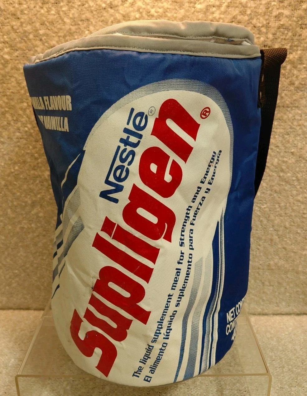 Nestlé Supligen 12" Novelty Promo Drink Can Insulated Cooler Lunch Tote Bag