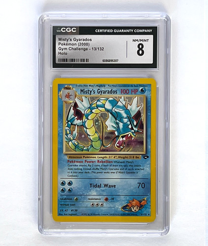 Misty's Gyarados (Unlimited) graded CGC 8 for sale on eBay