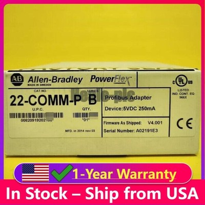 22-COMM-P AB PowerFlex PROFIBUS DP Adapter 22-COMM-P Ups express US Free Tax