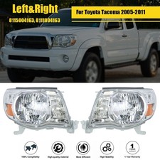 Headlights Assembly Pair Fit For Toyota Tacoma 2005-2011 Leftright Side Halogen Headlights Assembly Pair Fit For Toyota Tacoma 2005-2011 Leftright Side Halogen