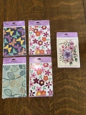 New Mixed Lot 5 Packages Hallmark Blank Note Cards 30 Cards Total NIP
