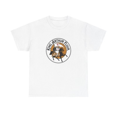 King Arthur Flour Old Logo Crusades Knight Templar Cross Horse Bake Emblem Shirt