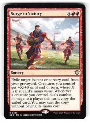 Surge to Victory #256 (NM) (Non-Foil) (R) (SOC) Magic MTG