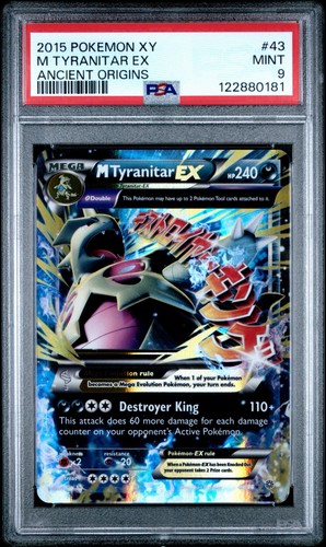 M Tyranitar-EX graded PSA 9 for sale on eBay
