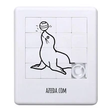 'Seal Playing' Sliding Puzzle (PZ00033134)