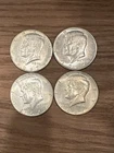 1967 Kennedy Half Dollar Lot - 4 Coins 40% Silver