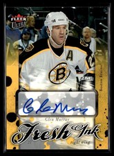 2006-07 Ultra Fresh Ink Glen Murray Auto Boston Bruins #I-GM