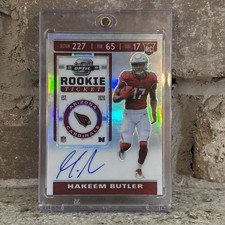 2019 Contenders Optic Holo Prizm Rookie Ticket RPS Hakeem Butler #119 Auto 0d6s