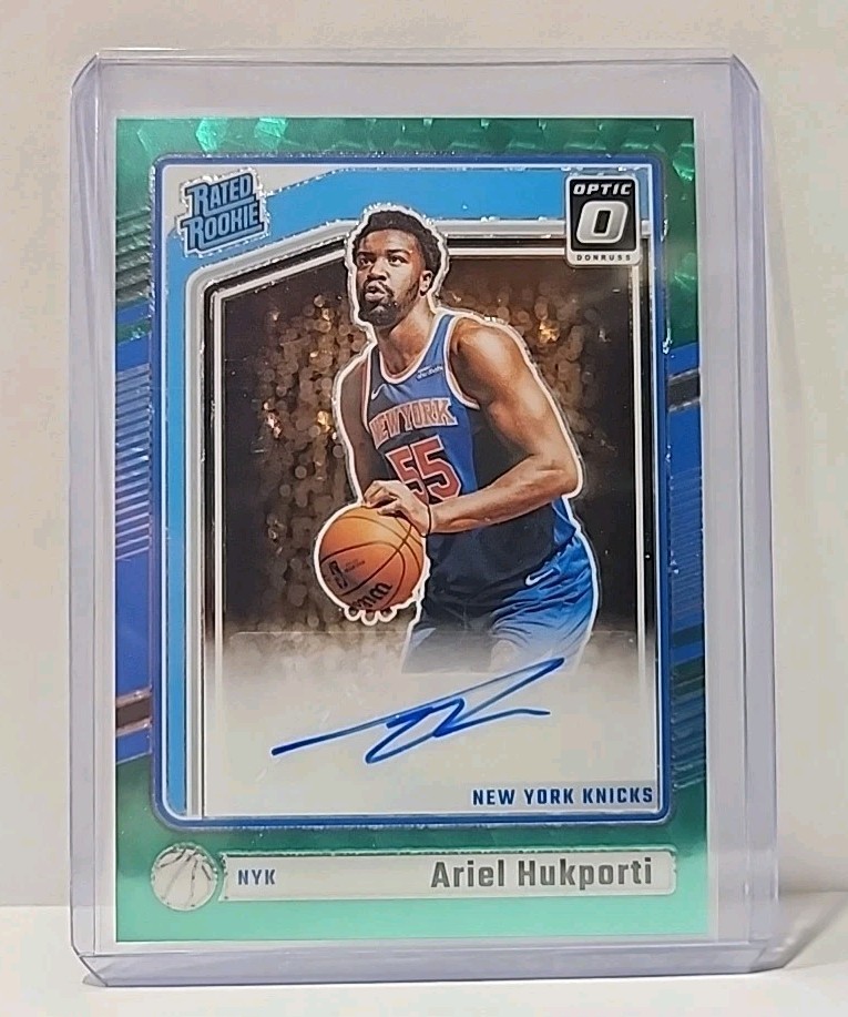 Ariel Hukporti 2024-25 Panini Donruss Optic Rated Rookie Auto