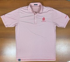 Turtleson Golf Shirt Men  s Large Cotton Polo Striped