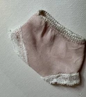 Vintage Barbie doll Size Underwear PINK Panties Lingerie