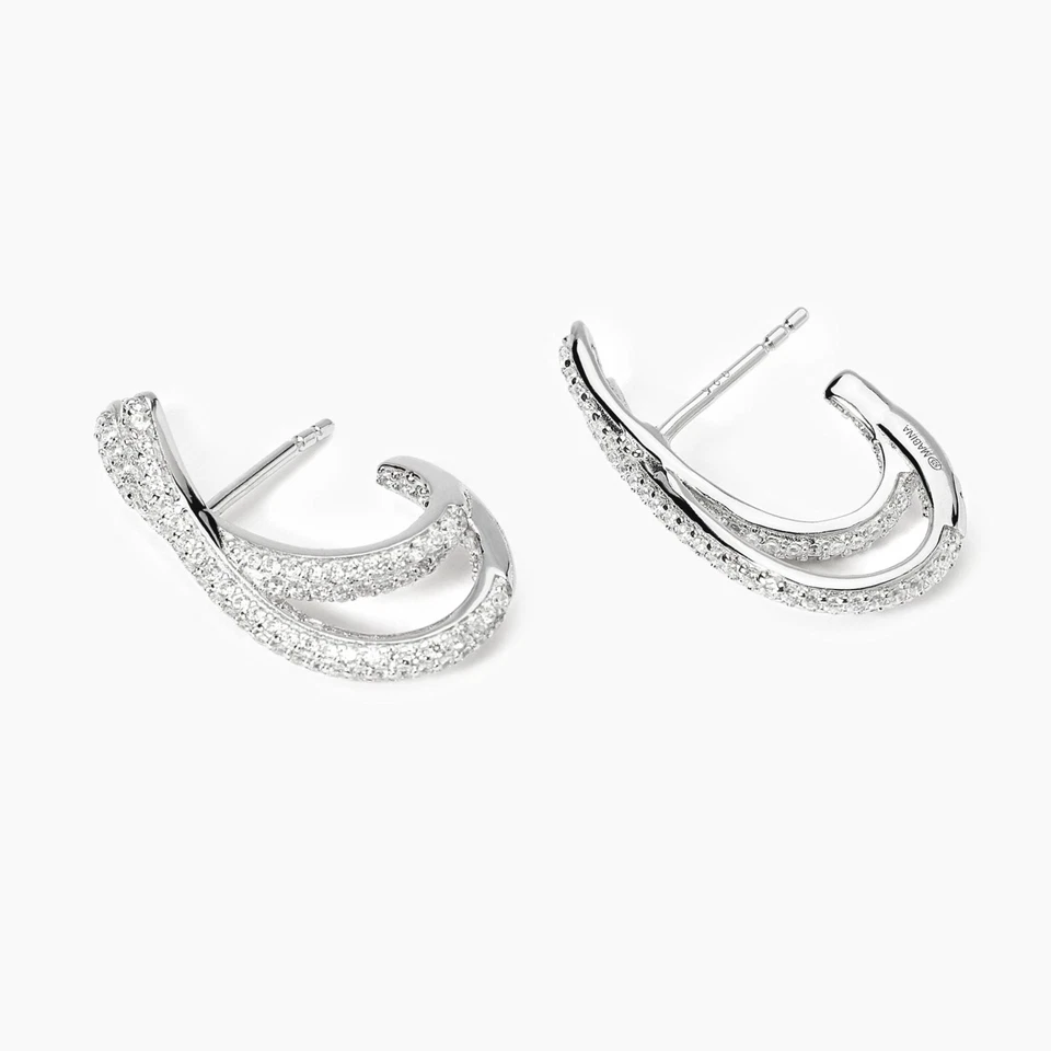 MABINA GIOIELLI NUVOLA ORECCHINI REFERENZA 563936 ARGENTO 925 - Immagine 2 di 3