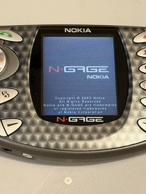 Nokia N-Gage Handheld Gaming Console Rare with Charger and Game