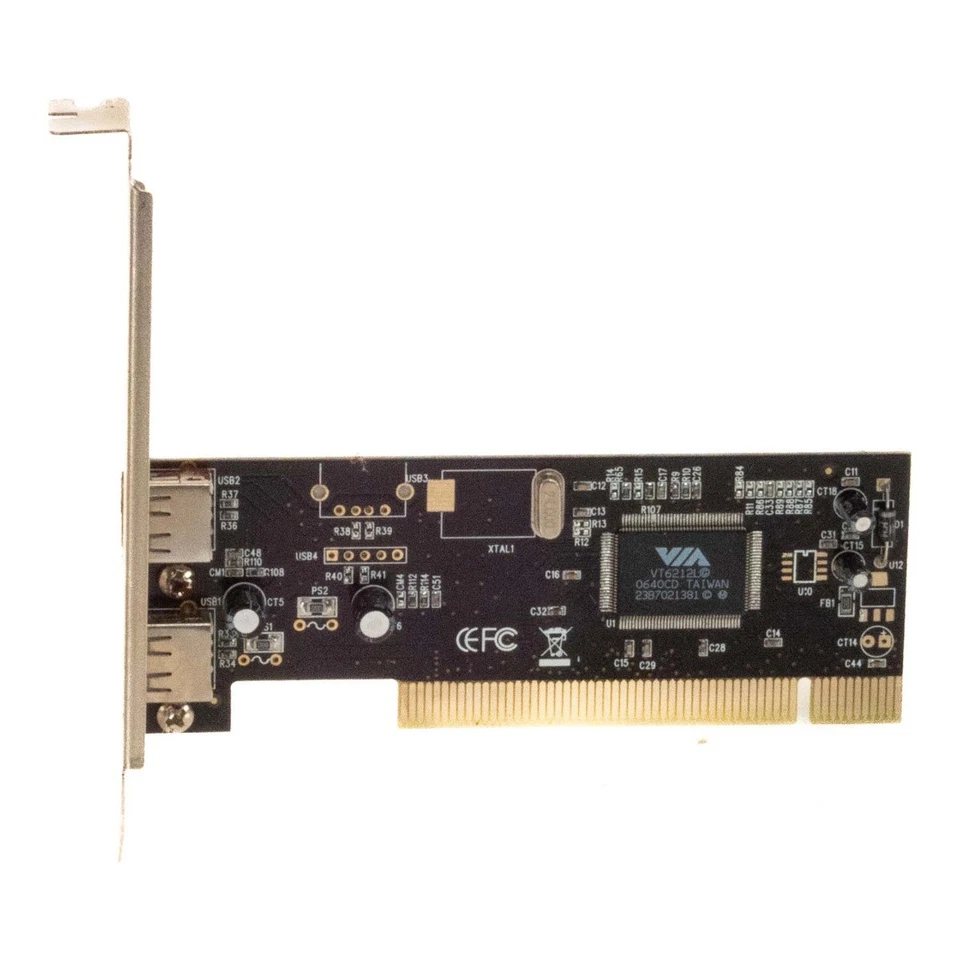 VIA VT6212L 2 Ports USB 2.0 Host Controller PCI Card - Image 2 of 3