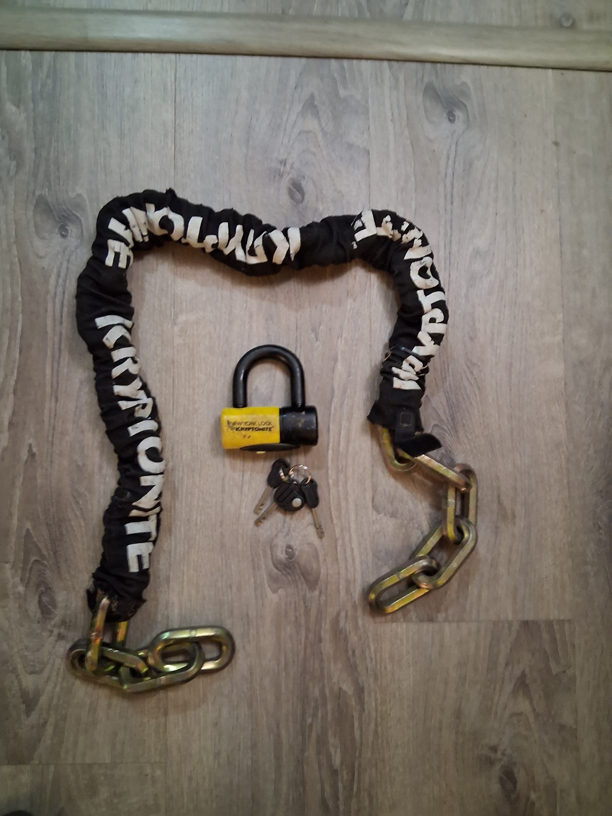 Kryptonite New York Fahgettaboudit Chain and lock
