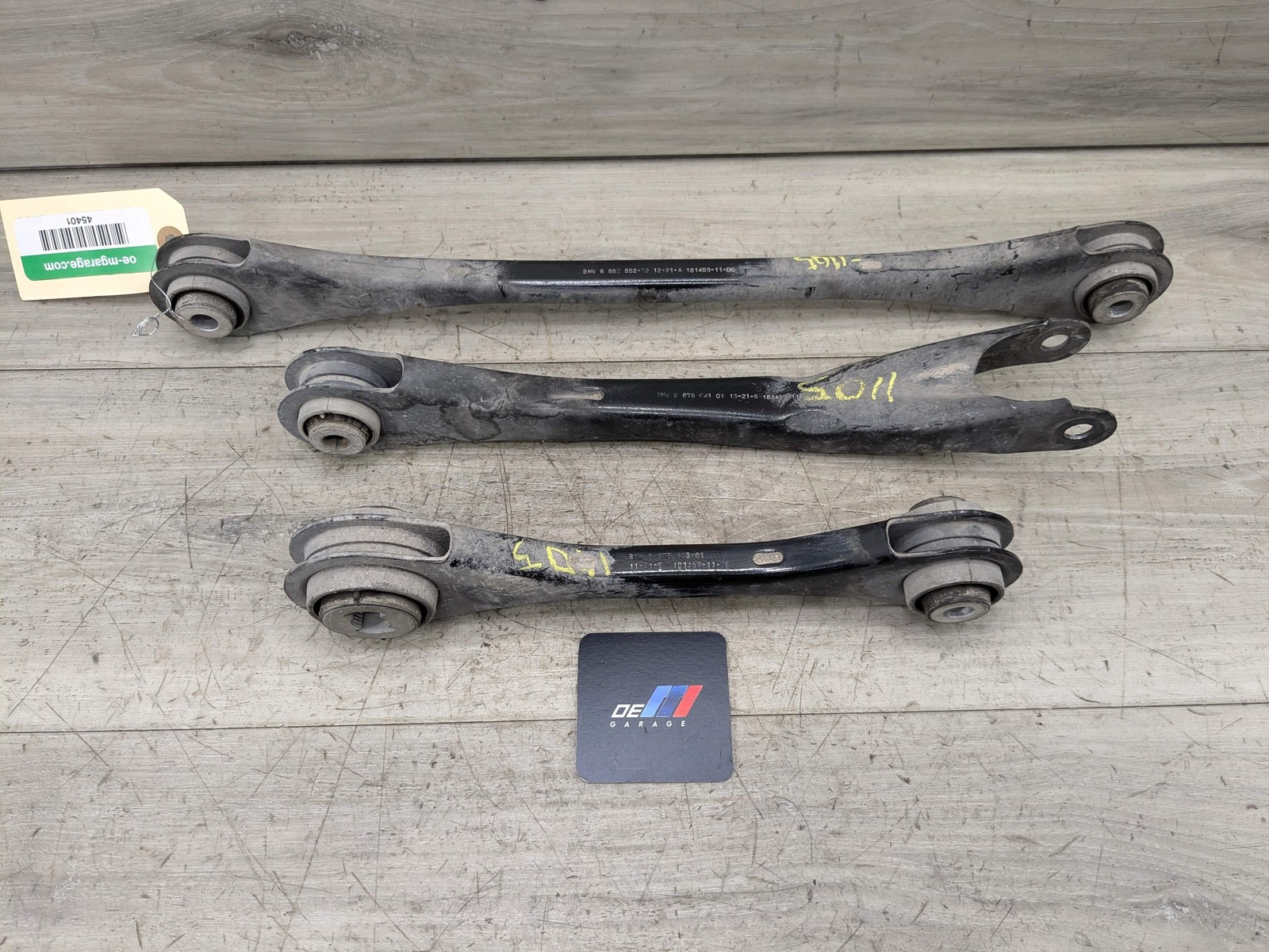 OEM BMW G20 G22 G23 G42 330 430 REAR Left Driver Upper Lower Control Arms (3)