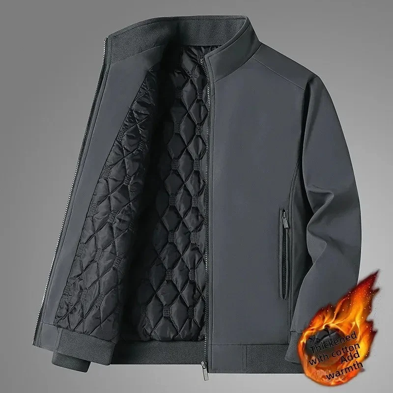 Men's Stand Collar Blazer Jacket Perfect for Casual Outings UK