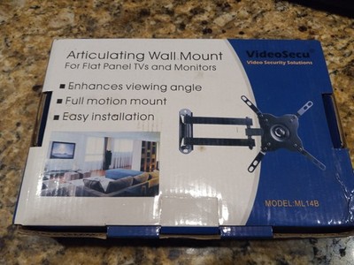 VideoSecu ML14B TV Wall Mount Bracket with Full Motion Articulating Tilt Arm...