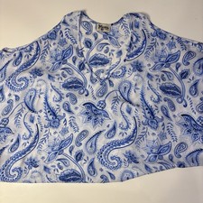 SMYM Show Me Your Mumu Peta Boo Hendigo Top Blue White Paisley Boho XS NWOT $128
