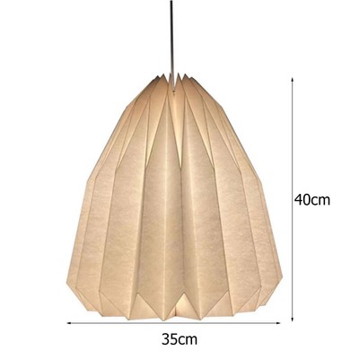 Papier Laterne Schatten Pendelleuchte Nordischer Stil faltbar dekorativ