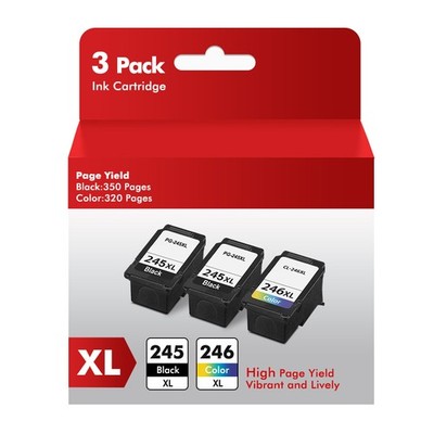 PG-245XL CL-246XL Ink Cartridge for Canon PIXMA MG2522 MG2520 TS3122 TS202 MX492
