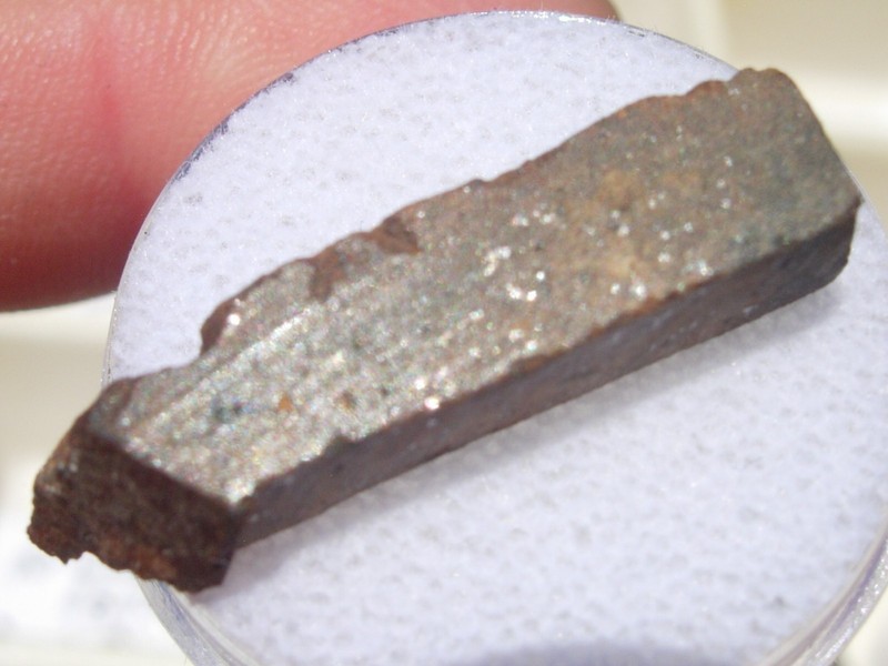 2.47 grams NWA 15104 one of my classified Meteorite (L6) cut fragment with a COA