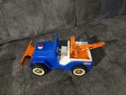 Vintage Tonka AAA Blue Wrecker Jeep Tow Truck w/ Snowplow Pressed Steel Toy NICE