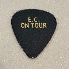 ERIC CLAPTON GUITAR PICK CONCERT STAGE PLECTRUM RARE E.C. ON TOUR WORLDWIDE RARE