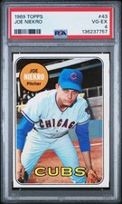 1969 Topps - Joe Niekro #43 PSA VG-EX 4