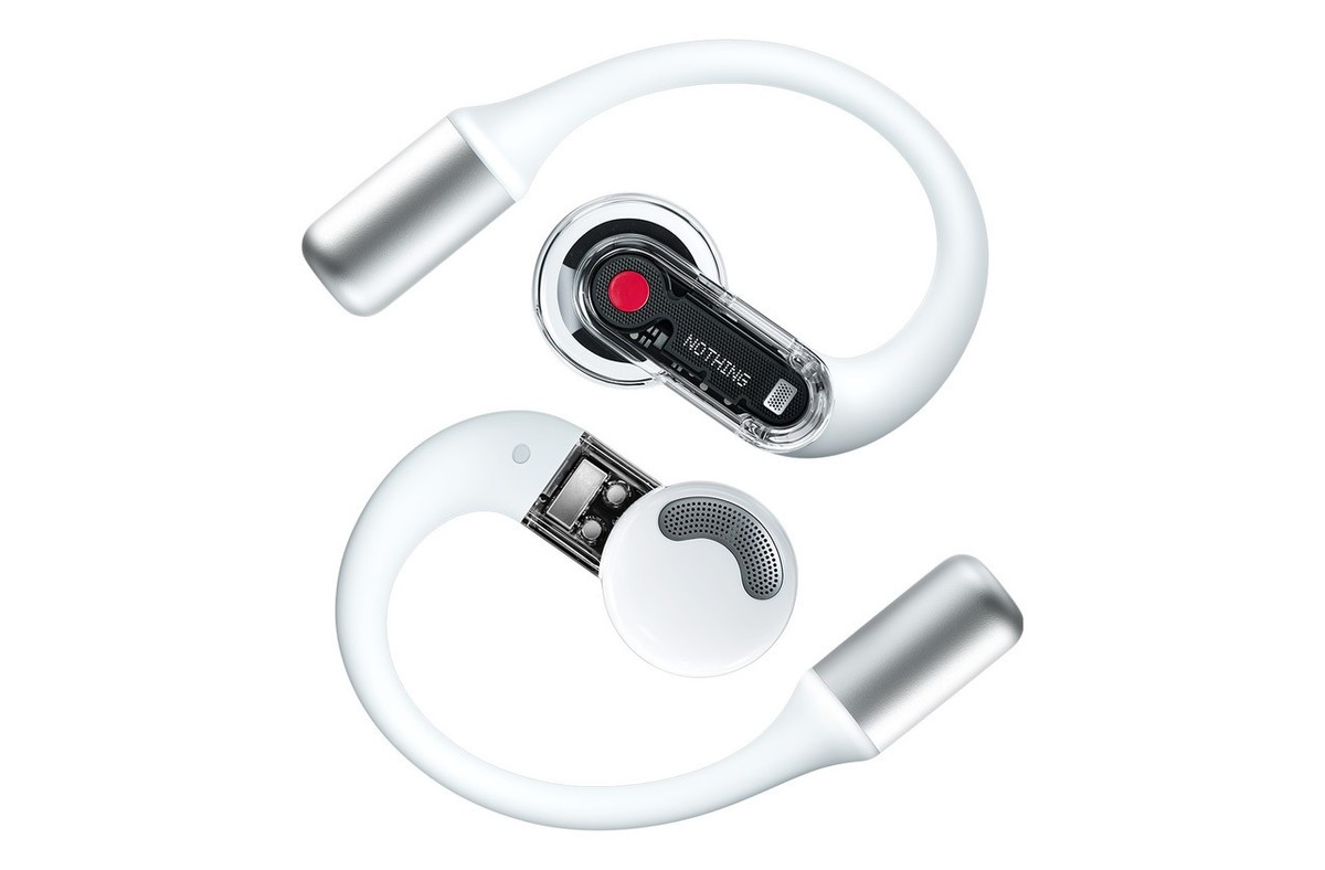 Nothing Ear (open) White – Stylish, comfortable open-ear wireless