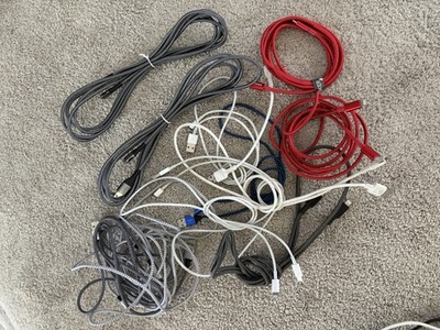 14 iPhone Lightning Charger Cords - Varying In Sizes From Short To Very Long