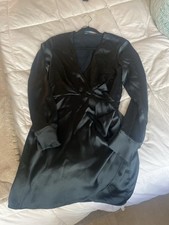 Zara Woman’s Dress Size Small Dark Green Long Sleeve