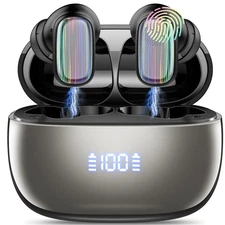 AI Language Translator Earbuds Real Time, 164 Language/6 Translation Modes Tr...