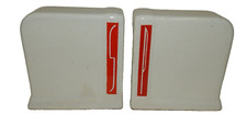 Vintage 1950's O'Keefe & Merritt Art Deco Stove Top Salt Pepper Shakers