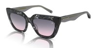 Scotch & Soda Sonnenbrille Damen SS7036 010 Schwarz Speckle / Grau-Rosa Gradient