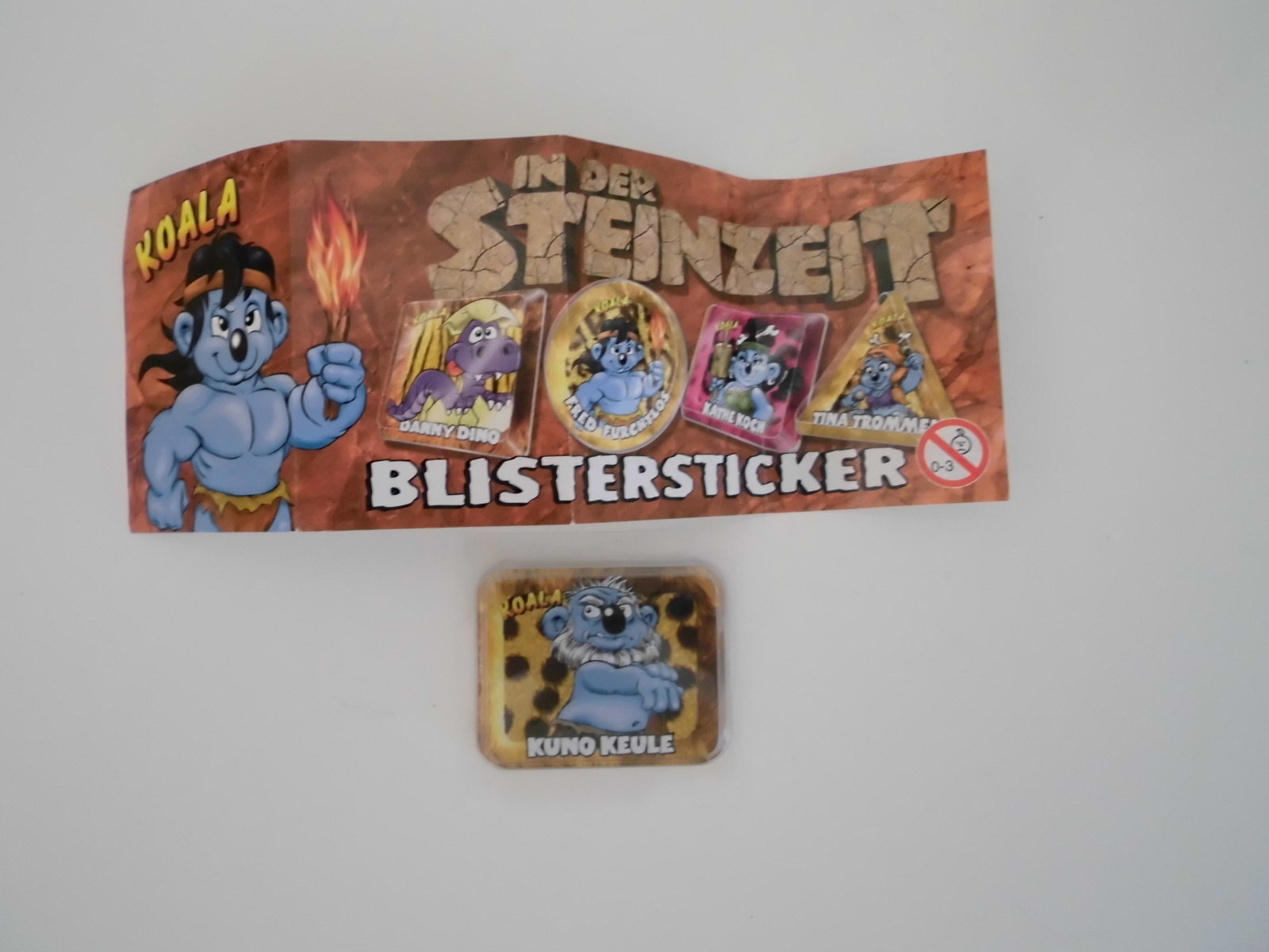 Koala Schoko Blistersticker Kuno Keule * toller Koala Blistersticker ca. 3,5x3cm